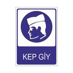 Este Uyarı Levhaları Kep Giy 25x35 cm Uyarı Levhası