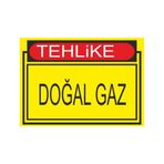Este Uyarı Levhaları Tehlike Doğal Gaz 25x35 cm Uyarı Levhası