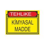 Este Uyarı Levhaları Tehlike Kimyalsal Madde 25x35 cm Uyarı Levhası