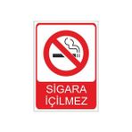 Este Uyarı Levhaları Tehlike Yanıcı Madde Sigara İçilmez 25x35 cm Uyarı Levhası