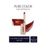 Estee Lauder Işıltılı Bitişli Ruj - Pure Color Explicit Slick Shine Ruj - Renk: 222 Heat of the Moment