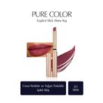 Estee Lauder Işıltılı Bitişli Ruj - Pure Color Explicit Slick Shine Ruj - Renk: 321 Shhh…