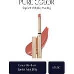 Estee Lauder Mat Bitişli Ruj - Pure Color Explicit Volume Mat Ruj - Renk: Temperature Rısıng - Static