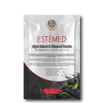 Estemed Kömür Özlü Yosunlu Kağıt Yüz Maskesi & Sheet Mask Algae Extract & Charcoal Powder