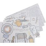 Esterbrook x The Coffee Monster Helen Wang Forgotten Iced Coffee Blotter Paper Kurutma Kağıdı - Krem