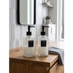 Estetik Cam Sıvı Sabunluk Seti 2 Adet x 350 ml Banyo ve Mutfak İçin Mükemmel Tasarım