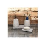 Estetik Mermer Desenli Beton Banyo Aksesuar Seti (4 Parça)