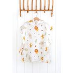 ESTİ Baby Kapşonlu Müslin Panço %100 Pamuk Bebek / Çocuk Plaj Havlusu / Bornozu