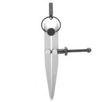 Estink 105 mm Çelik Pusula, Kuru Nokta Pusulası, Daire Çizimi, Marangozluk, Metal İşleme ve Deri İşleme için