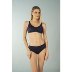 Estiva Luplu Toparlayıcı Yüksek Bel Lacivert Kadın Bikini