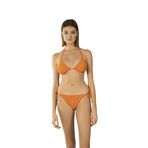 Estiva Parlak Üçgen İpli Bikini Takımı - Turuncu 42