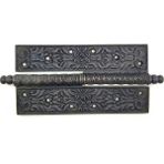 EstoreBox Antika Tarz Dekoratif Pirinç Lüks Okka Menteşe - 20CM, Oksit