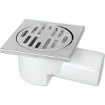 EstoreBox Gama Melez Yer Süzgeci 50 mm Yandan Çıkışlı 10X10 cm - 10 x 10 cm