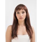 EstoreBox Kahve Renk Uzun Düz Parti Peruğu - Uzun Kahverengi Peruk