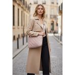 Estrella Paris Laptop Çantası Macbook Air Pro 13 Inç Kapitone Caprice Pembe