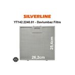 Esty 2240 X6 inox 2240.6.103.04 400M³ Davlumbaz Filtre Aspiratör Metal Süzgeç Alüminyum Yağ Filtresi
