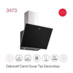 Esty 3473B Siyah Ankastre Davlumbaz