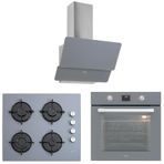 Esty AEF6603S02 - ACO5335S01 - 3471S6 Gri Cam Ankastre Set