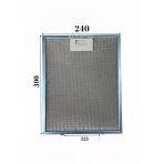 Esty İle Uyumlu Davlumbaz 24X30 CM Arka Aralık 12,5 CM Aspiratör Filtresi