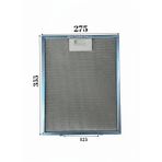 Esty İle Uyumlu Davlumbaz 27,5X33,5 CM Arka Aralık 12,5CM Aspiratör Filtresi