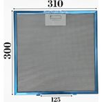 Esty İle Uyumlu Davlumbaz 31X30 CM Arka Aralık 12,5 CM Aspiratör Filtresi
