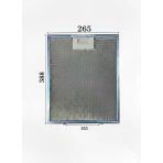 Esty İle Uyumlu Davlumbaz EN 265 MM BOY 388 MM Filtresi 26,5X38,8 CM Aspiratör Yağ Filtre