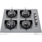 Esty SCO5402S01 Gri Set Üstü Cam Gazlı 4 Gözlü Ocak