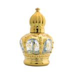 Esved 96800-1 15 ml Gold Premium Parfüm Esans Boş Cam Dekorotif Vitrin Şişesi