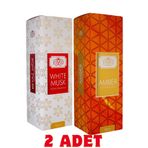 Esved Amber ve Beyaz Misk & White Musk Oda Ve Kumaş Spreyi Seccade Spreyi Oda Kokusu Koku 400 ml