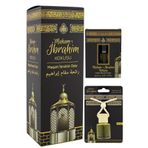 ESVED Makamı Ibrahim Kokusu 400ml Sprey Ve Makamı Ibrahim Kokusu 8 Ml Araba Kokusu Cam Şişe Ve Makamı Ibra