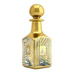 Esved PX002-2 150 ml Gold Parfüm Esans Boş Cam Dekorotif Vitrin Şişesi