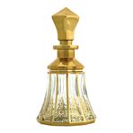 Esved X003-2 150 ml Gold Parfüm Esans Boş Cam Dekorotif Vitrin Şişesi