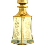 Esved X009-4 150 ml Gold Parfüm Esans Boş Cam Dekorotif Vitrin Şişesi