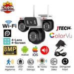 Esvision Es-5804 4kamera 8mp Wi-fi Model Ptz Akıllı Kamera