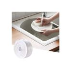 Eşya Dünyası Su Sızdırmaz Banyo Mutfak Lavabo Küvet İzolasyon Şerit Bant,Lavabo Kenar Bandı 3.2 Mt X 38 Mm