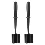 Et kabuklu ısıya dayanıklı ergonomik sap naylon kıyma sığır eti tavuk patates hamburger siyah 2pcs