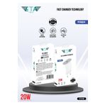 Eta Tech Apple iPhone Şarj Aleti 11 - 12 - 13 - 14 - 15 - 16 Pro Max Uyumlu Hızlı Şarj Aleti 20W Güç Adaptörü