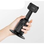 Etashop Akıllı 360° Yüz Takipli Telefon Gimbal Standı Otomatik Döner Tripod Başlığı, Şarjlı Vlog Lıve Tutucu - Siyah