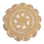 Etc Hande 120x120 cm Bej Jüt Halı