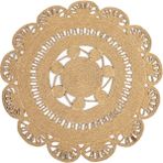 Etc Hande 120x120 cm Bej Jüt Halı