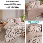 Ete Hometex Çift Kişilik Welsoft Uyku Seti - Bej