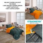 Ete Hometex Tek Kişilik Welsoft Uyku Seti - Hardal - 155 x 215