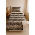 Ete Hometex Tek Kişilik Welsoft Uyku Seti - Leopar - 155 x 215