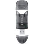 eTECH Koleksiyonu USB 2.0 SD/SDHC/SDXC Bellek Kartı Okuyucu/Yazar - Destek SanDisk Kingston 256GB 128GB 64GB 32GB 16GB SDXC Ultra Extreme SDHC (SADECE Kart Okuyucu, Hafıza Kartı Yok) (Siyah, 2'li