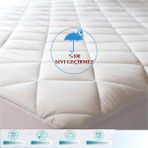 Etehometex Kapitoneli Sıvı Geçirmez Yatak Koruyucu Fitted Alez 200X200 Çift Kişilik 8696474231628 - 200 x 200 cm - Beyaz