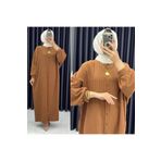 ETEKEVİM Yeni Sezon, Oversize, Bürümcük Kumaş, Ferace Elbise