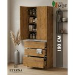 Eterna Mobilya Çekmeceli Çok Amaçlı Dolap | Mutfak Dolabı | Kiler Dolabı | Erzak Dolabı - Atlantik Çam