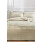 Eterna Peluş Çift Kişilik 230X250 Cm Yatak Örtüsü Bej