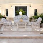 Eterna x | Rehome Ikili Rattan Bahçe Oturma Grubu | 707 - 110x60x70 - Gri