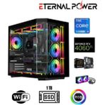 Eternal Power BaldurX2 Intel i9 14900K RTX4060Ti Gaming Pc 16GB DDR5 1TB M.2 SSD B760M Wifi 750W Sıvı Soğutma Oyuncu OEM Sistem